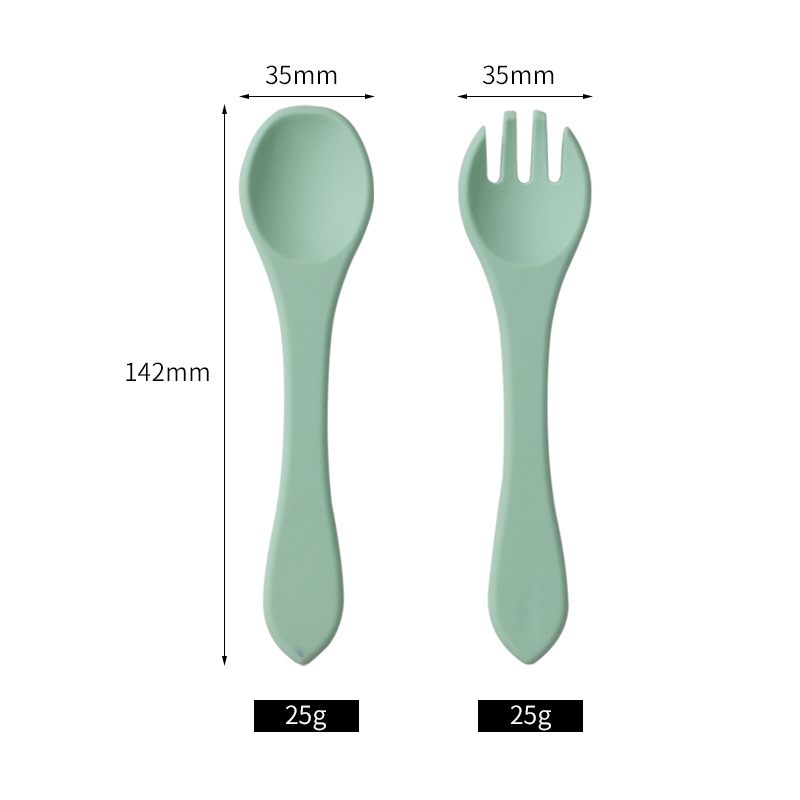 Set Sendok dan Garpu Bayi dari - Baby Food Utensils Set ulasan dan harga